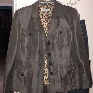 Brown 2pc Kasper safari suit